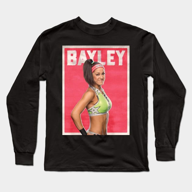 Bayley Smile Long Sleeve T-Shirt by Ryzen 5